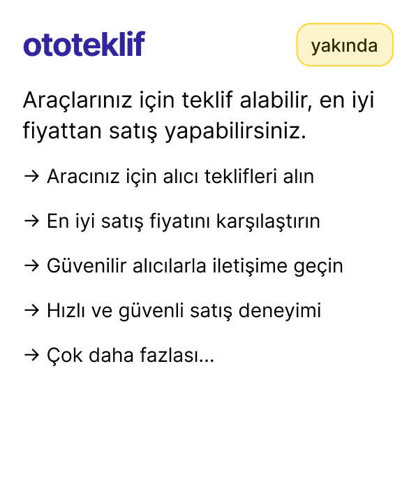 OtoTeklif